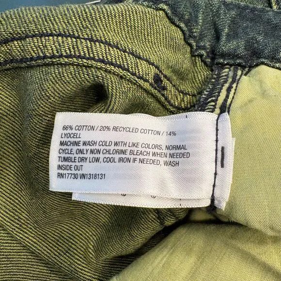 Wild Fable Mid Rise Baggy Cargo Pants Green Size 12 NWT Utility Wide Leg - Picture 8 of 10